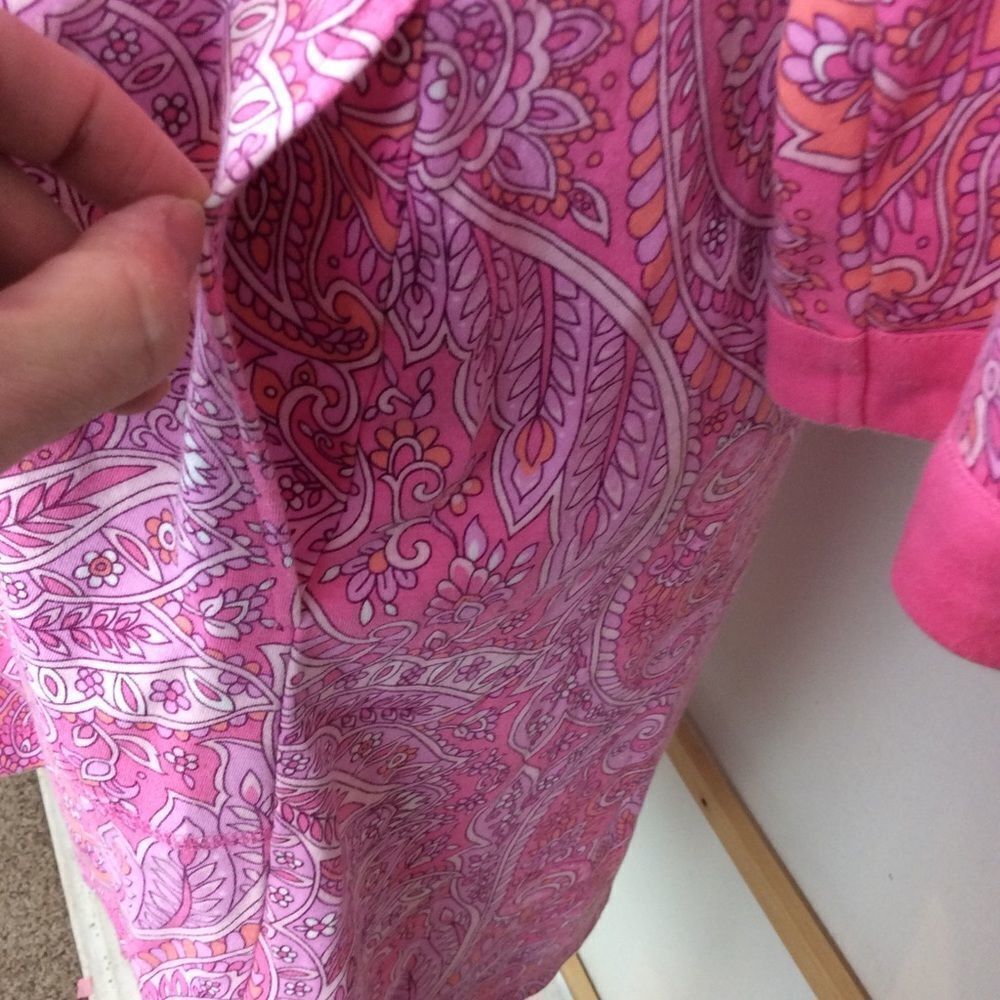 Miss Elaine Relax paisley snapped robe or lounger - Picture 4 of 8